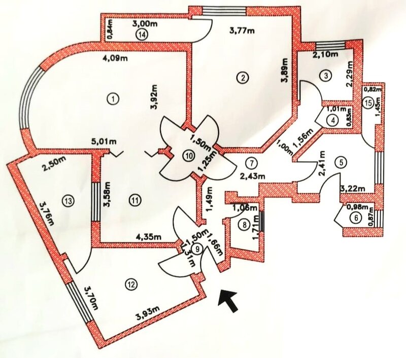 Cismigiu, Berthelot, etaj 4/5, 4 camere +11 mp depozitare +2 boxe, 116 mp